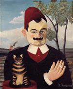 Henri Rousseau  - Bilder Gemälde - Portrait of Monsieur X. (Pierre Loti)