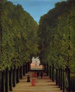 Henri Rousseau  - Bilder Gemälde - The Avenue in the Park at Saint-Cloud