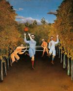 Henri Rousseau  - Bilder Gemälde - The Football Players