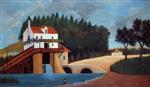Henri Rousseau  - Bilder Gemälde - The Mill