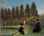 Henri Rousseau  - Bilder Gemälde - The Painter and His Wife