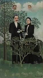 Henri Rousseau  - Bilder Gemälde - The Past and the Present