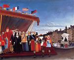 Henri Rousseau  - Bilder Gemälde - The Representatives of Foreign Powers Coming to Greet the Republic as a Sign of Peace