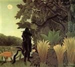 Henri Rousseau  - Bilder Gemälde - The Snake Charmer