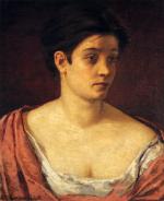 Mary Cassatt  - Bilder Gemälde - Portrait einer Frau