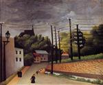 Henri Rousseau  - Bilder Gemälde - View of Malakoff