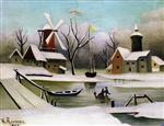 Henri Rousseau  - Bilder Gemälde - Winter