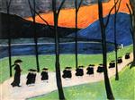 Marianne von Werefkin - Bilder Gemälde - Autumn