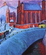 Marianne von Werefkin - Bilder Gemälde - Church of Saint Anne, Vilnius