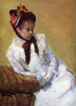 Mary Cassatt  - Bilder Gemälde - Portrait der Künstlerin