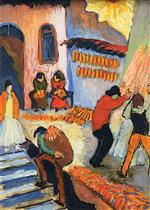 Marianne von Werefkin - Bilder Gemälde - Corn Harvest