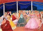 Marianne von Werefkin - Bilder Gemälde - Garden Party