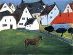 Marianne von Werefkin  - Bilder Gemälde - Small Horse