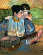 Mary Cassatt  - paintings - The Banjo Lesson