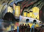 Marianne von Werefkin  - Bilder Gemälde - The Living and the Dead