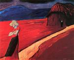 Marianne von Werefkin  - Bilder Gemälde - Tragic Mood