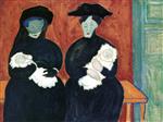 Marianne von Werefkin  - Bilder Gemälde - Twins