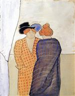 Marianne von Werefkin  - Bilder Gemälde - Two Women