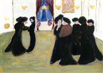 Marianne von Werefkin  - Bilder Gemälde - Women in Black