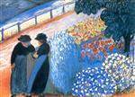 Marianne von Werefkin  - Bilder Gemälde - Women's Garden