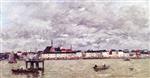 Eugene Boudin - Bilder Gemälde - Antwerp, the Scheldt and the Quays