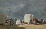 Eugene Boudin - Bilder Gemälde - Approaching Storm
