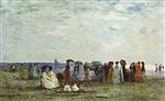 Bild:Bathers on the Beach at Trouville