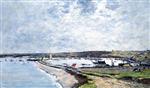 Eugene Boudin  - Bilder Gemälde - Camaret, General View