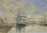 Eugene Boudin  - Bilder Gemälde - Deauville