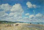 Eugene Boudin  - Bilder Gemälde - Deauville