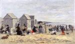 Bild:Deauville, Beach Scene