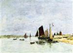 Bild:Etaples, Boats in Port