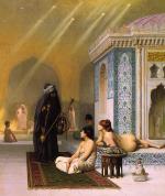 Jean Leon Gerome  - Peintures - Bain au Harem 