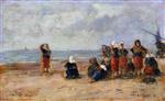 Bild:Fisherwomen on the Beach at Berck