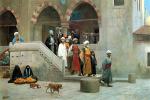 Jean Leon Gerome  - Peintures - Quittant la mosquée