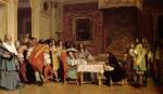 Jean Leon Gerome  - Bilder Gemälde - Louis XIV und Moliere