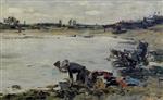 Bild:Laundresses on the Banks of the Touques