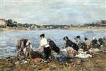 Bild:Laundresses on the Banks of the Touques