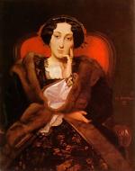 Jean Léon Gérôme  - Peintures - Portrait d'une dame