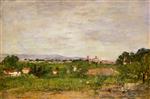 Eugene Boudin  - Bilder Gemälde - Near Antibes