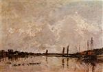 Eugene Boudin  - Bilder Gemälde - Near Faou