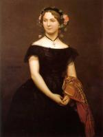 Jean Leon Gerome  - paintings - Portait of Mlle Durand