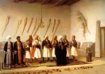 Jean Leon Gerome  - paintings - Prayer in the House of an Arnaut Chief