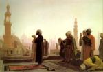 Jean Léon Gérôme  - paintings - Prayer in Cairo