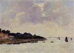 Eugene Boudin  - Bilder Gemälde - Saint-Valery-sur-Somme