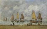 Eugene Boudin  - Bilder Gemälde - Scheveningen