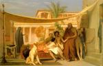 Jean Leon Gerome  - paintings - Sokrates im Haus von Aspasia