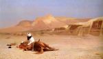 Jean Léon Gérôme  - Peintures - L'arabe et son cheval
