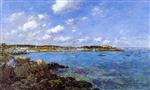 Eugene Boudin  - Bilder Gemälde - The Bay of Douarnenez
