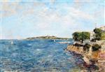 Eugene Boudin  - Bilder Gemälde - The Bay of Saint-Jean